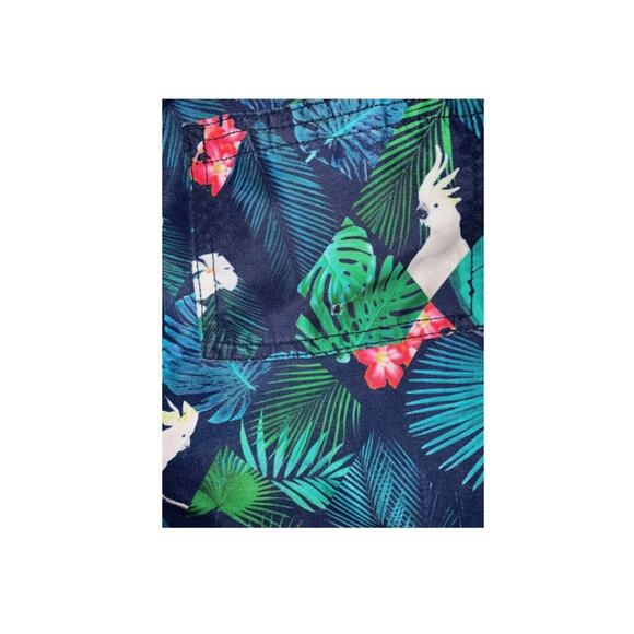 Joe Boxer Multicolor Tropical Swim Trunks Size XL (14-16) - Picture 4 of 4